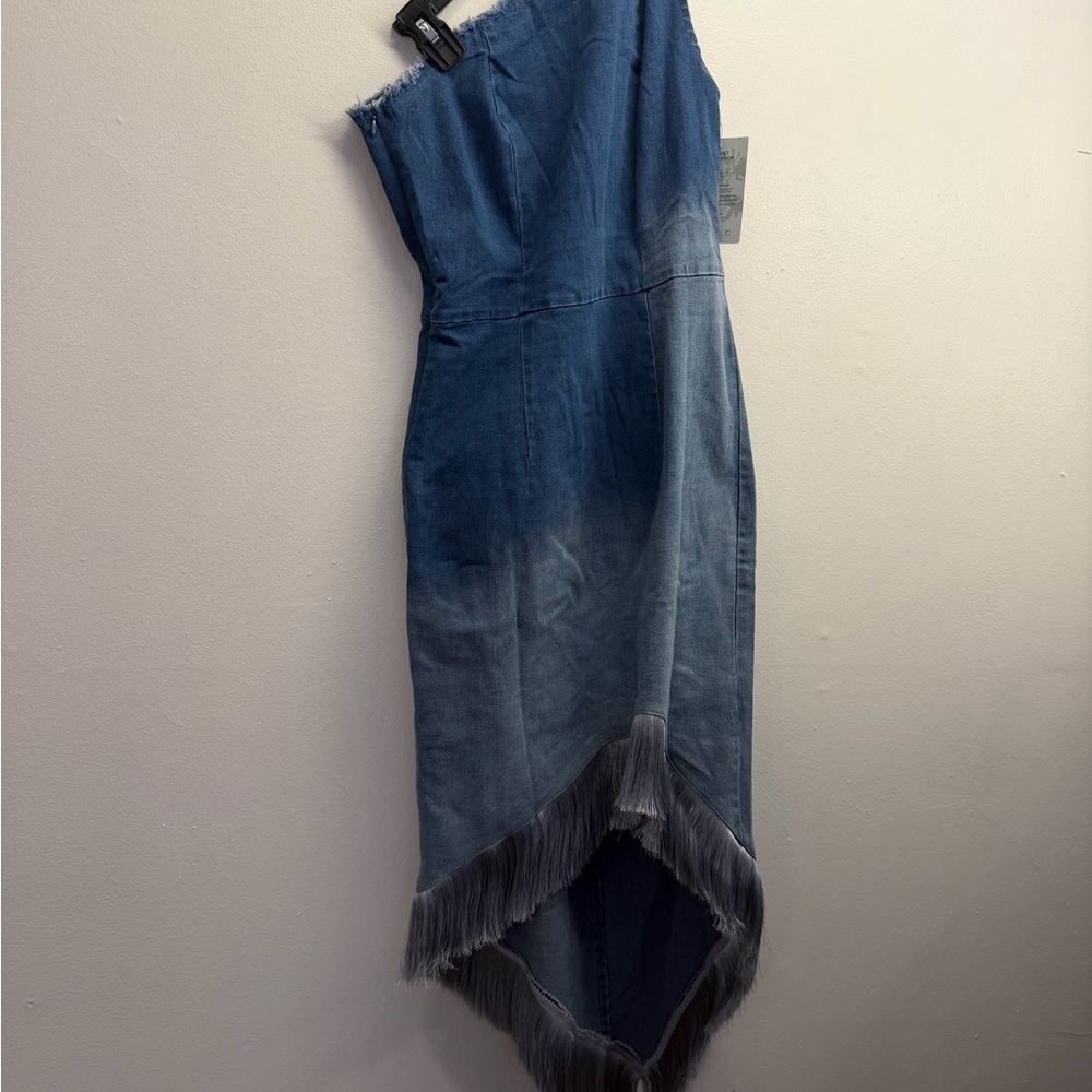 Denim Blue Maxi Dress